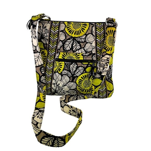 Vera Bradley Quilted Citron Hipster Crossbody Bag - Picture 1 of 14